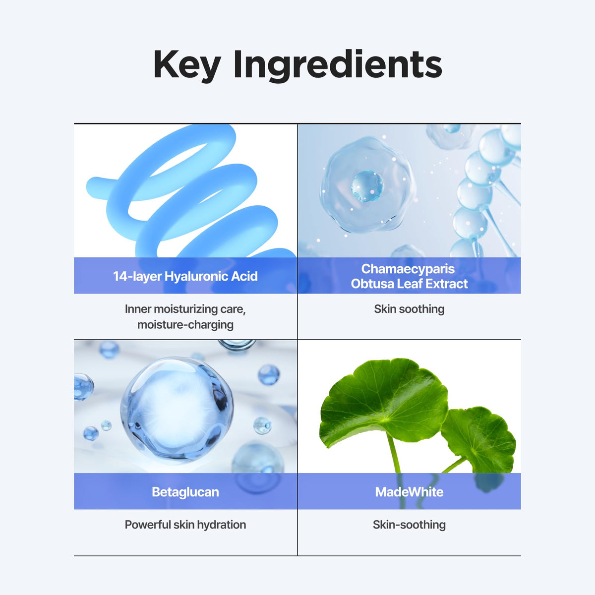 ISNTREE texture close-up of lightweight serum absorbing quickly