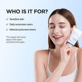 ISNTREE in a bathroom routine setting conveying daily wearable protection