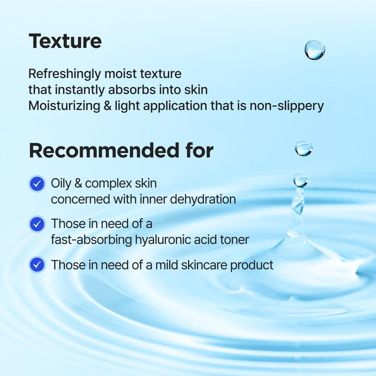 IsNtree toner on cotton pad showing easy application and smoothing effect
