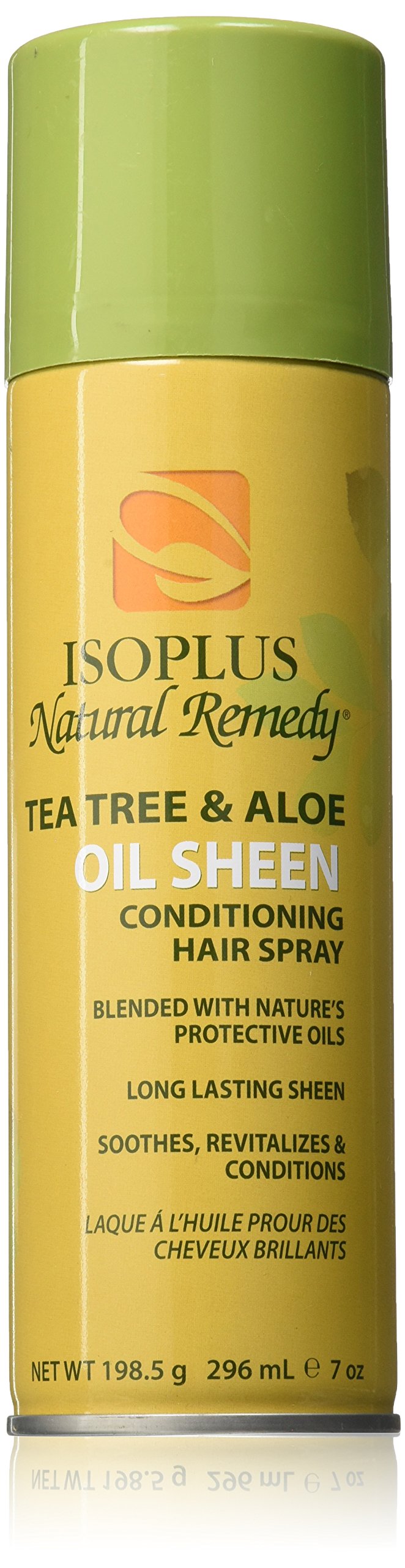 Isoplus front packaging 7 oz bottle showing label and spray for easy application