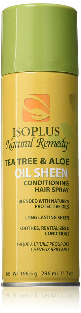Isoplus front packaging 7 oz bottle showing label and spray for easy application