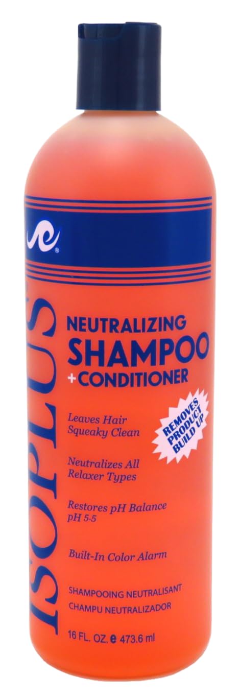 Isoplus shampoo texture close-up showing gentle lather for residue removal benefit