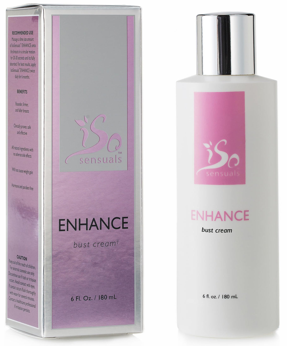 IsoSensuals jar front view showing packaging and two-month value