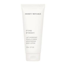 Issey Miyake bottle front view showing elegant packaging and hydration benefit
