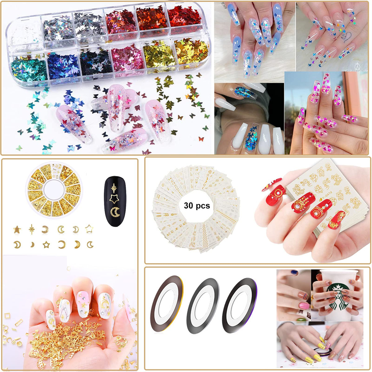 ISTOYALL nail files, buffer, and toe separators for prep and finishing