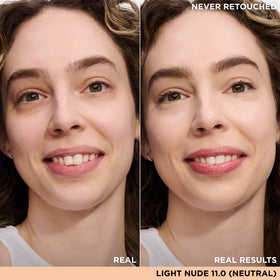 IT Cosmetics applicator and creamy texture close-up for smooth blending benefit