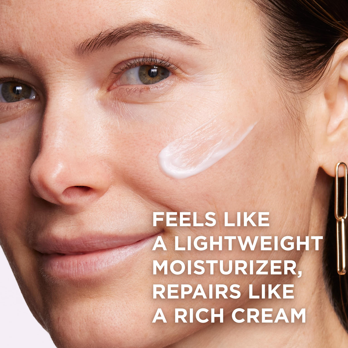IT Cosmetics layered under foundation illustrating smooth makeup application