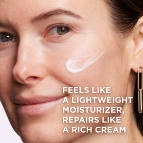 IT Cosmetics layered under foundation illustrating smooth makeup application