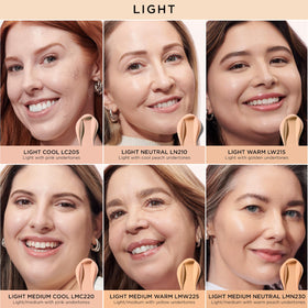IT Cosmetics before and after under-eye comparison highlighting brighter, smoother appearance