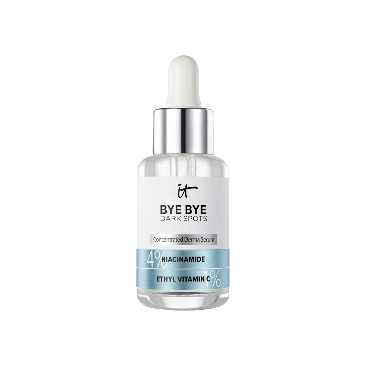 IT Cosmetics front bottle packaging showing product and clear labeling benefits