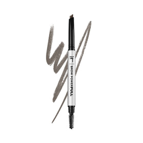 IT Cosmetics brow pencil front packaging showing product and shade benefits
