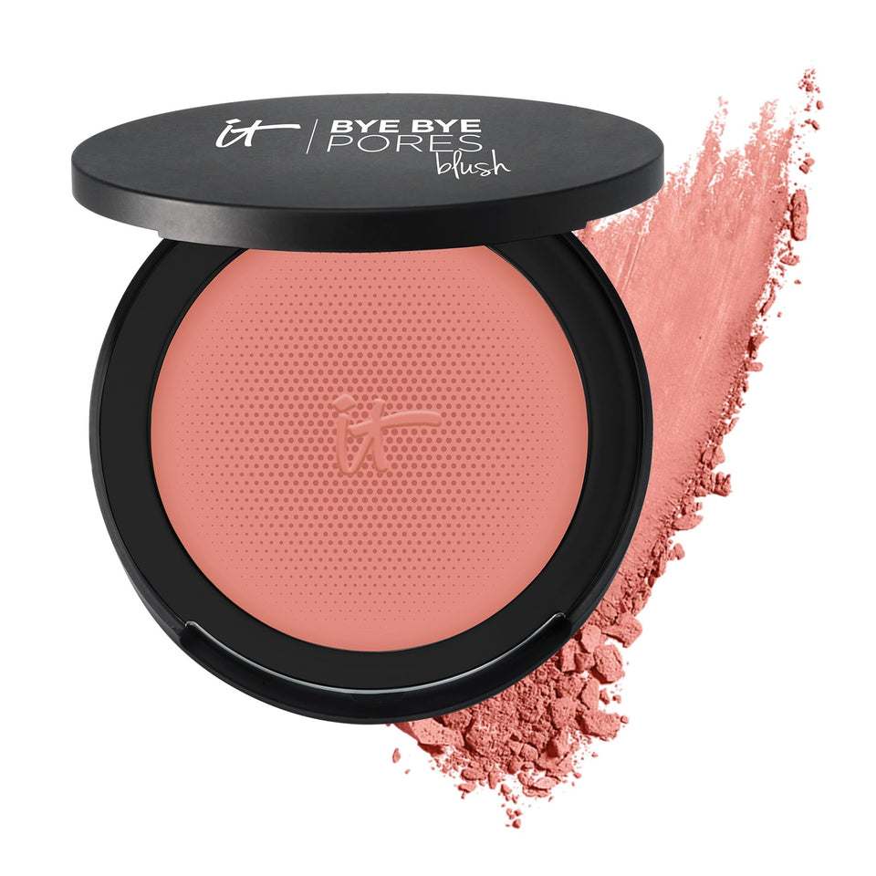 IT Cosmetics compact front view showing product and packaging for smooth finish