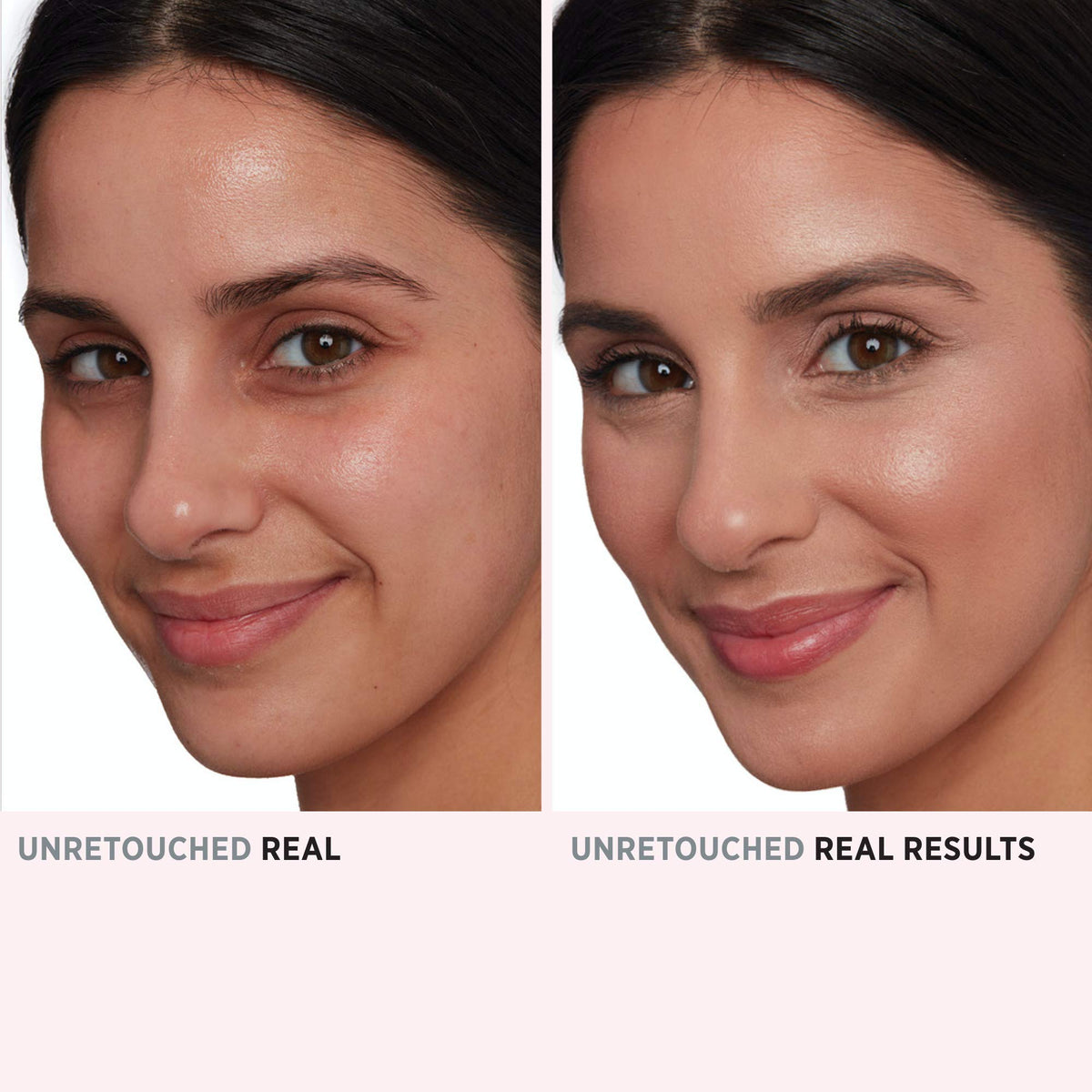 IT Cosmetics bronzer swatch on skin demonstrating buildable warm glow benefit