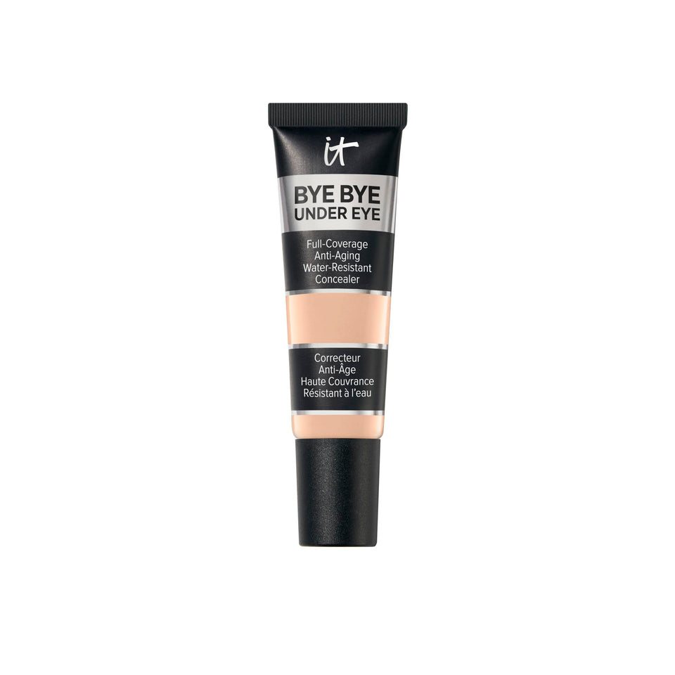 IT Cosmetics concealer front packaging showing product tube and label, clear identification and premium look