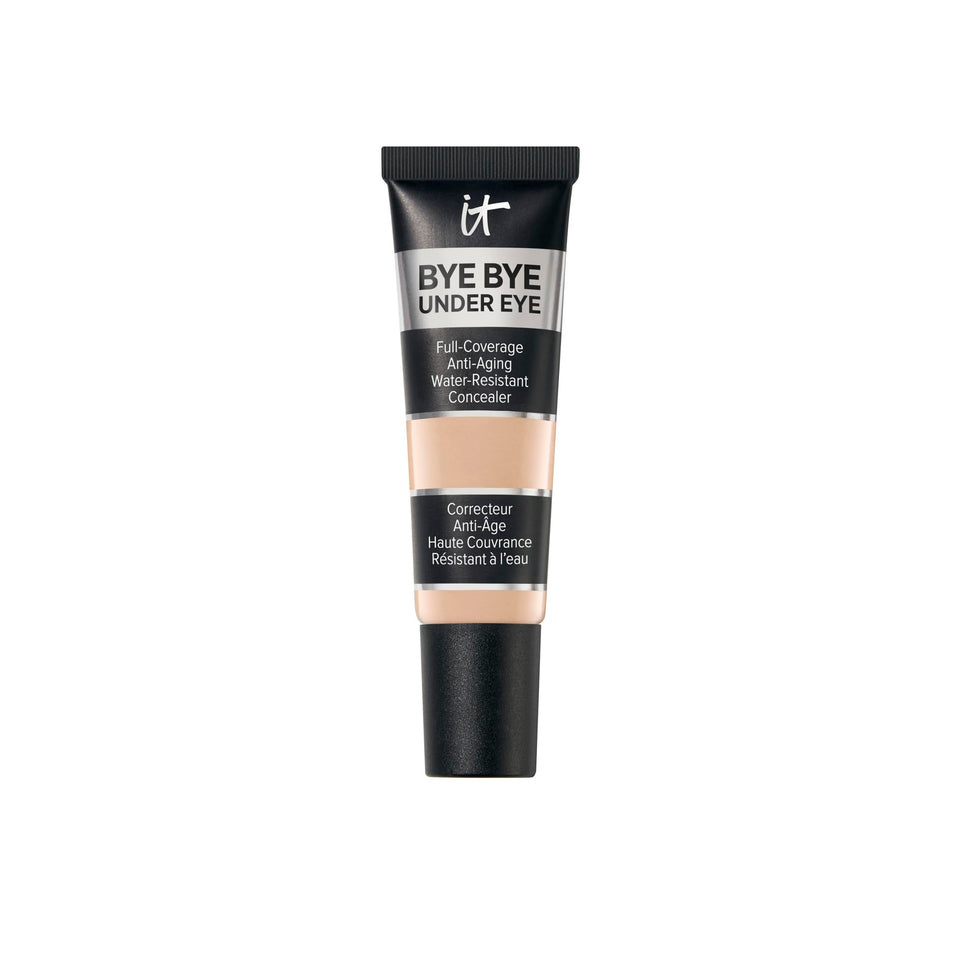 IT Cosmetics concealer front packaging showing shade and waterproof benefit