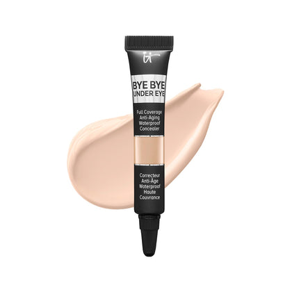 IT Cosmetics travel concealer front view showing compact packaging and shade