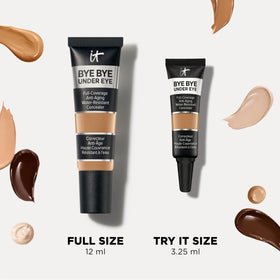 IT Cosmetics label showing ingredients and skincare-infused benefits