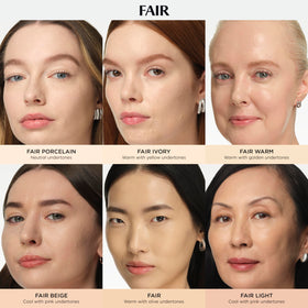 IT Cosmetics swatch blended on skin showing natural coverage and color correction benefit
