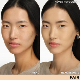 IT Cosmetics pump dispenser close-up highlighting easy, mess-free application benefit