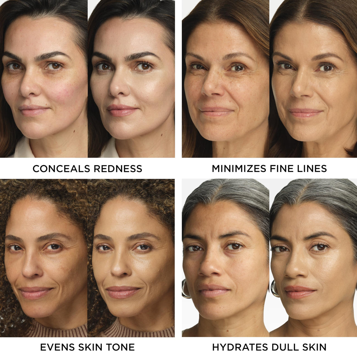 Lifestyle shot of IT Cosmetics CC+ Cream Illumination Tan in a makeup bag for daily radiant routine