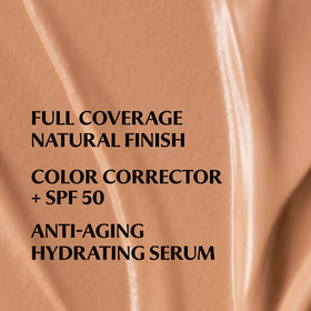 IT Cosmetics CC+ Cream texture close-up showing creamy hydrating finish benefit