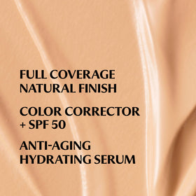 IT Cosmetics creamy texture on fingertip showing hydrating, blendable finish