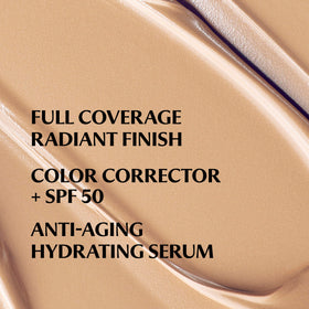 IT Cosmetics CC+ cream swatch texture showing hydrating, luminous finish