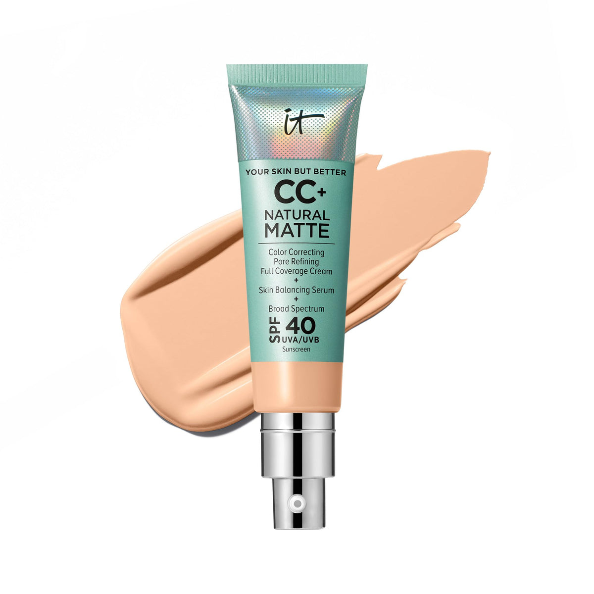 IT Cosmetics front packaging showing product and shade for quick recognition and selection