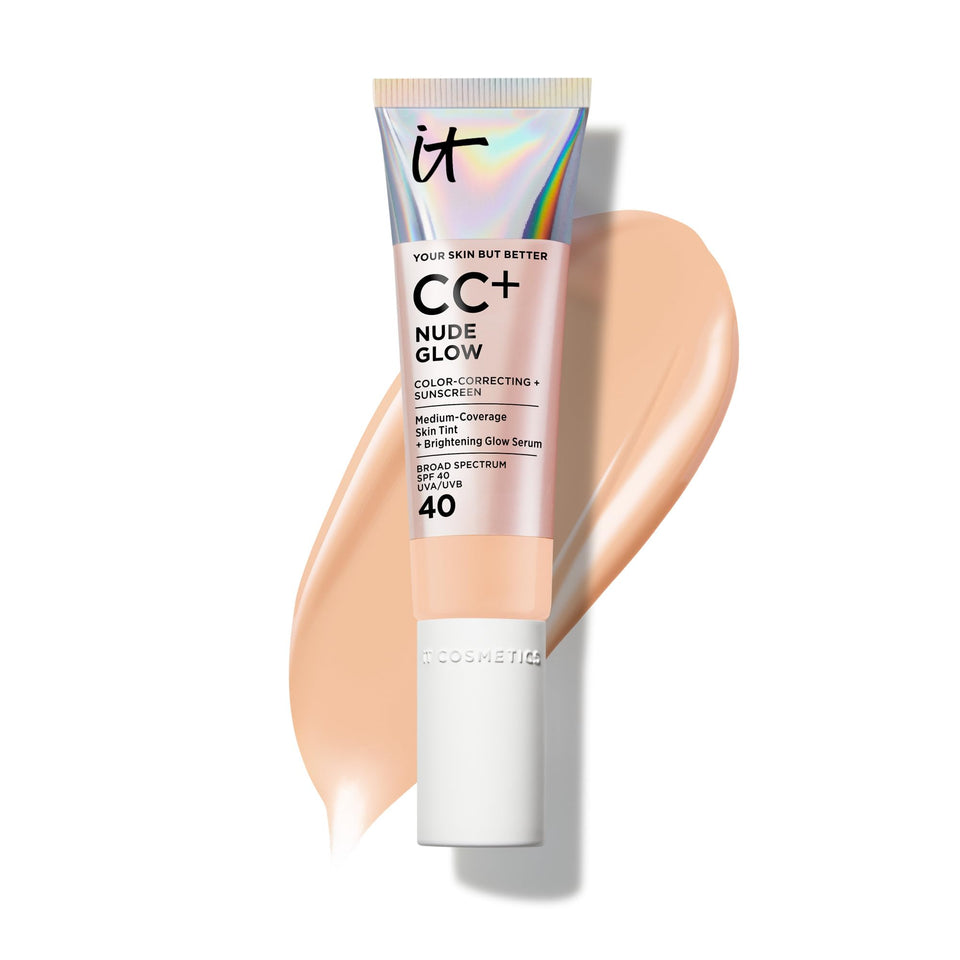 IT Cosmetics front bottle view showing packaging and easy-pump benefit