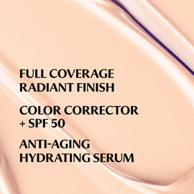 IT Cosmetics texture swatch of CC+ Illumination fair showing creamy luminous finish benefit: smooth blendability