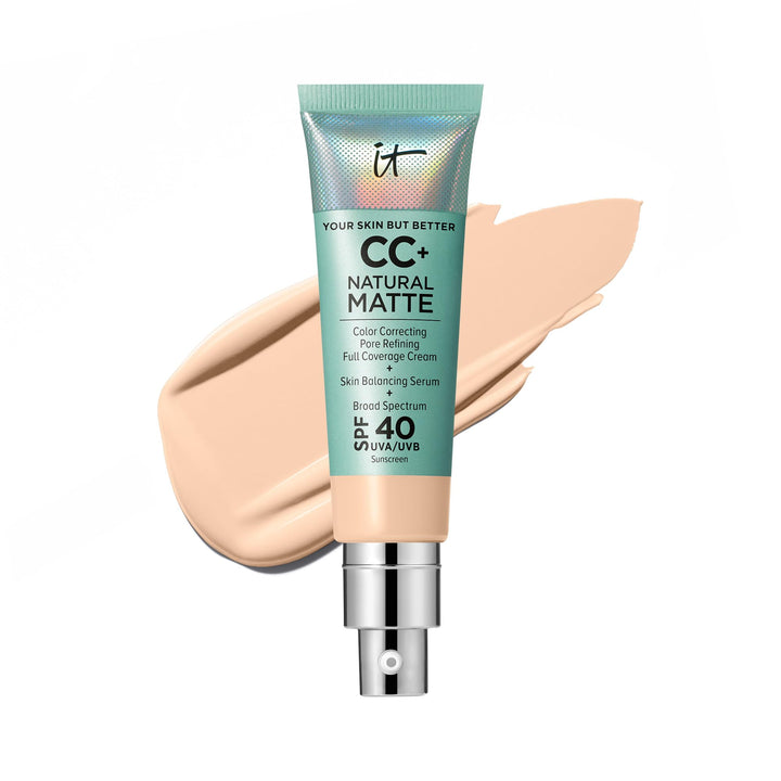 IT Cosmetics front packaging showing product and benefit of poreless coverage