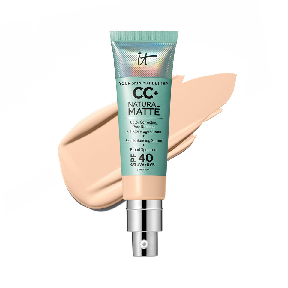 IT Cosmetics front packaging showing product and benefit of poreless coverage