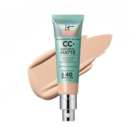 IT Cosmetics tube front view showing product branding and size benefit