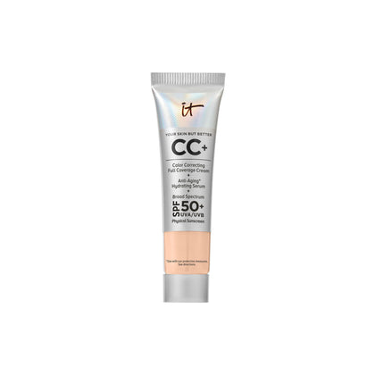 IT Cosmetics travel tube front view showing compact 0.4 fl oz convenience