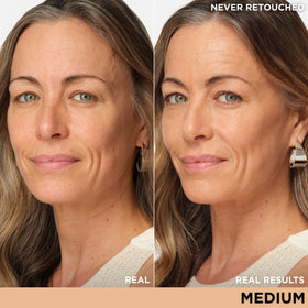 IT Cosmetics dispensing CC+ Nude Glow showing pump action benefit