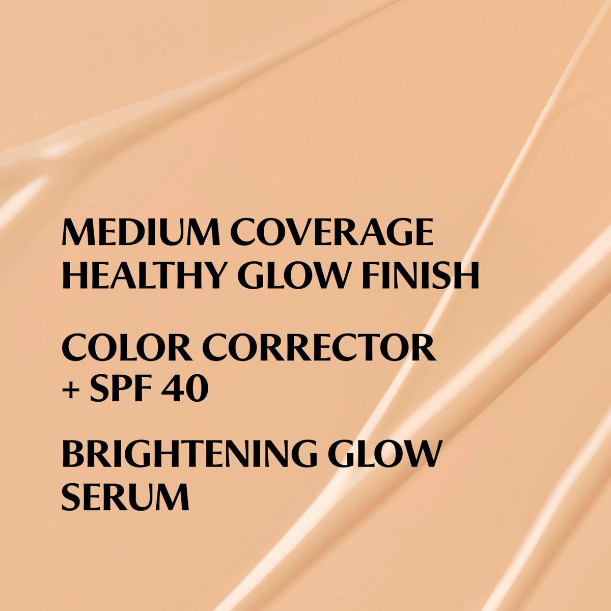 IT Cosmetics swatch showing texture and hydrating glow benefit