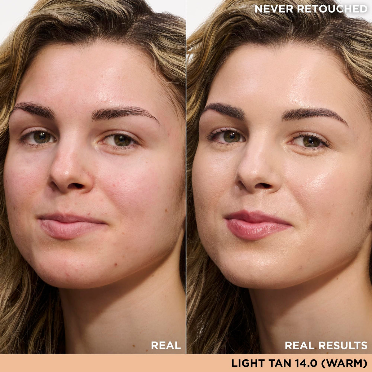 IT Cosmetics creamy concealer texture swipe demonstrating smooth blendability