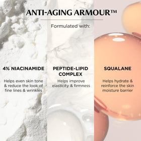 IT Cosmetics cream applied before CC+ showing makeup priming benefit