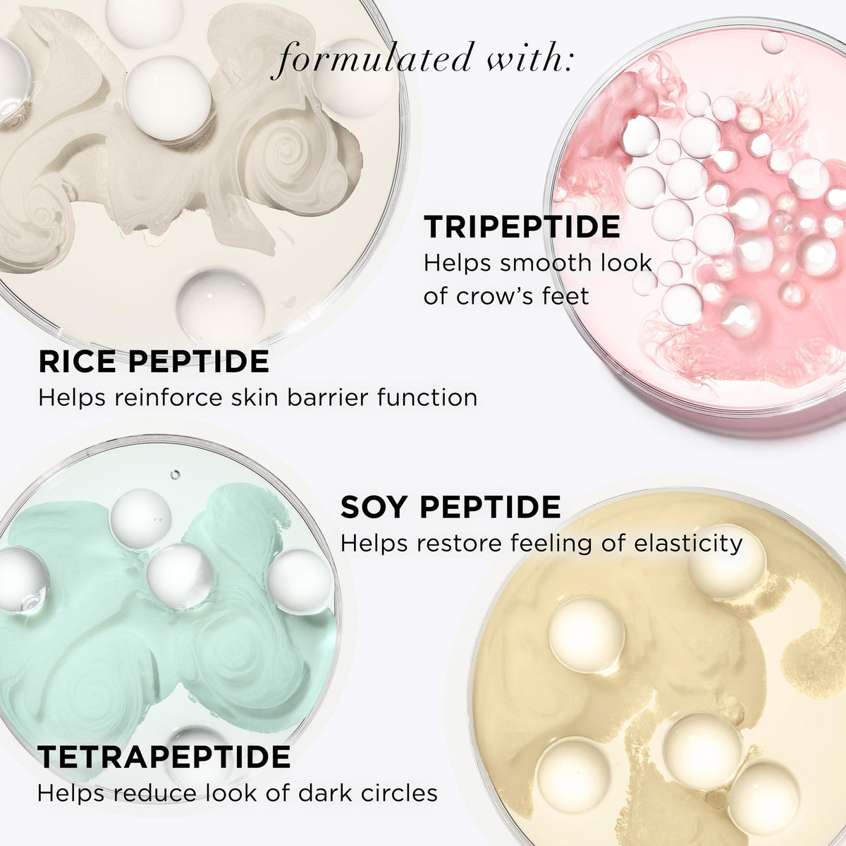 IT Cosmetics cream being dabbed with ring finger for gentle application