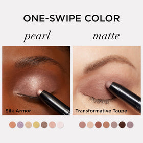 IT Cosmetics Fearless Umber ingredient label close-up showing peptide and collagen benefits