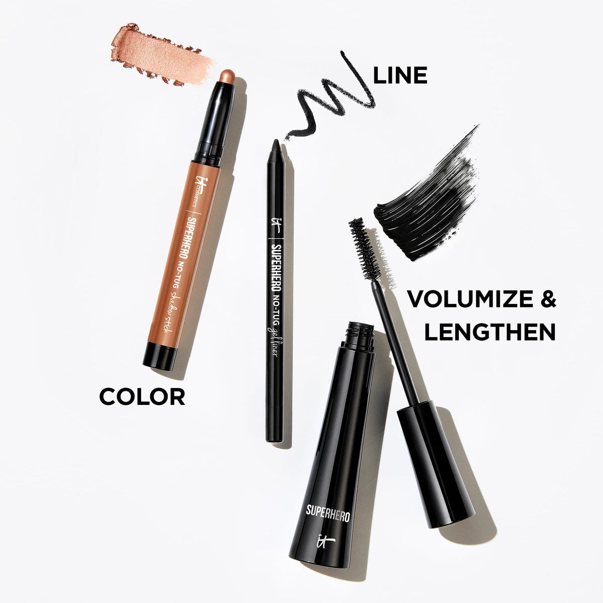 IT Cosmetics ingredients label close-up highlighting collagen and biotin benefits