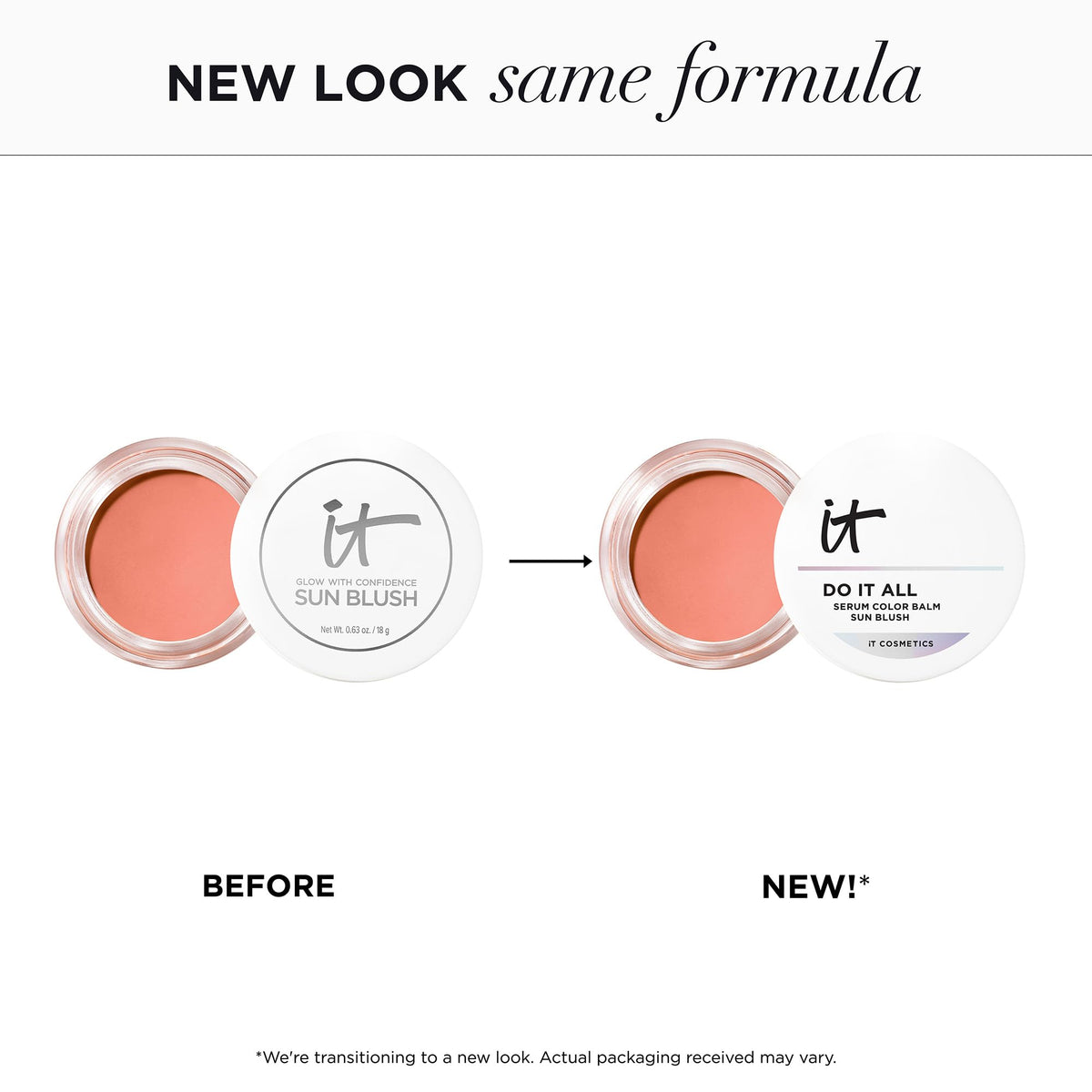 IT Cosmetics lifestyle model wearing product showing cohesive sun-kissed glow benefit