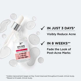 IT Cosmetics dispensing pump delivering measured serum for controlled use
