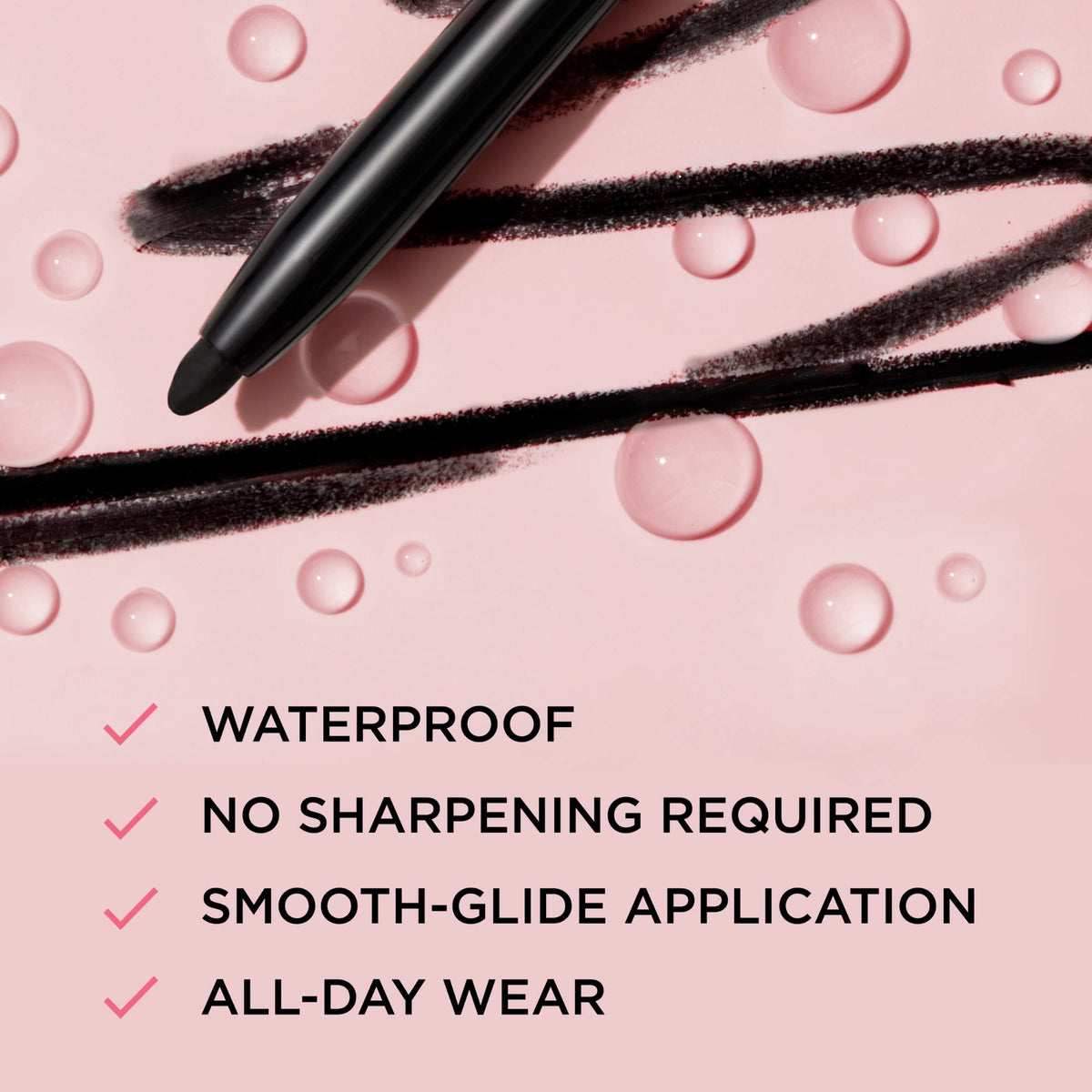 it cosmetics retractable tip close-up, smooth glide and no-tug benefit