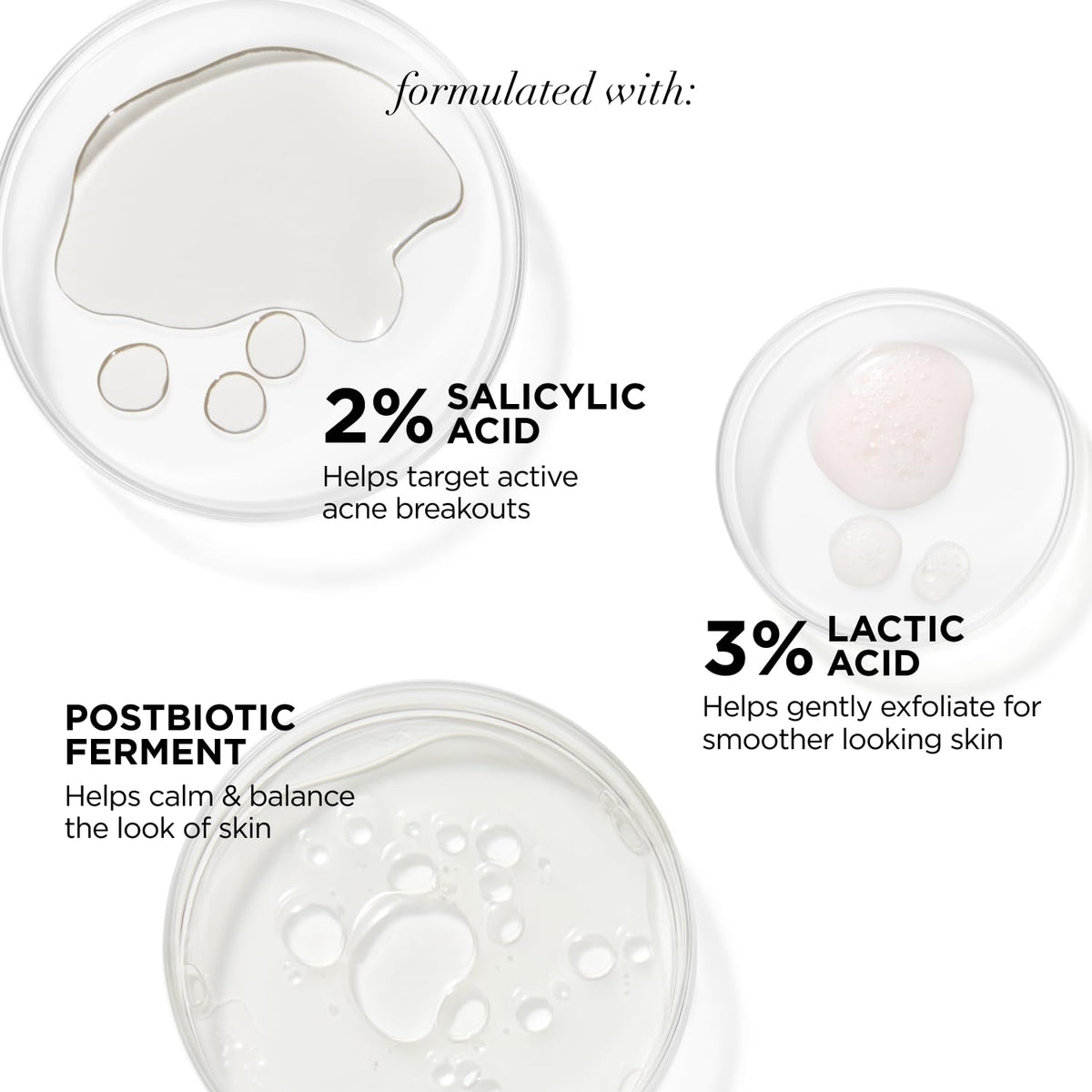 IT Cosmetics serum on fingertip ready to apply for targeted blemish care
