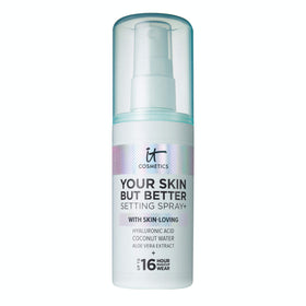 IT Cosmetics front packaging showing bottle and label, ensures reliable 16-hour hold