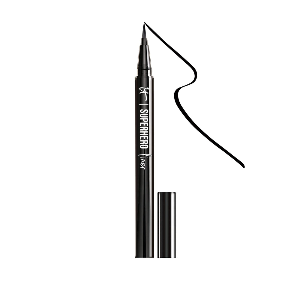 IT Cosmetics eyeliner front packaging showing black pen for longwear benefits