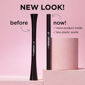IT Cosmetics eyeliner applied on model showing waterproof, smudge-resistant finish