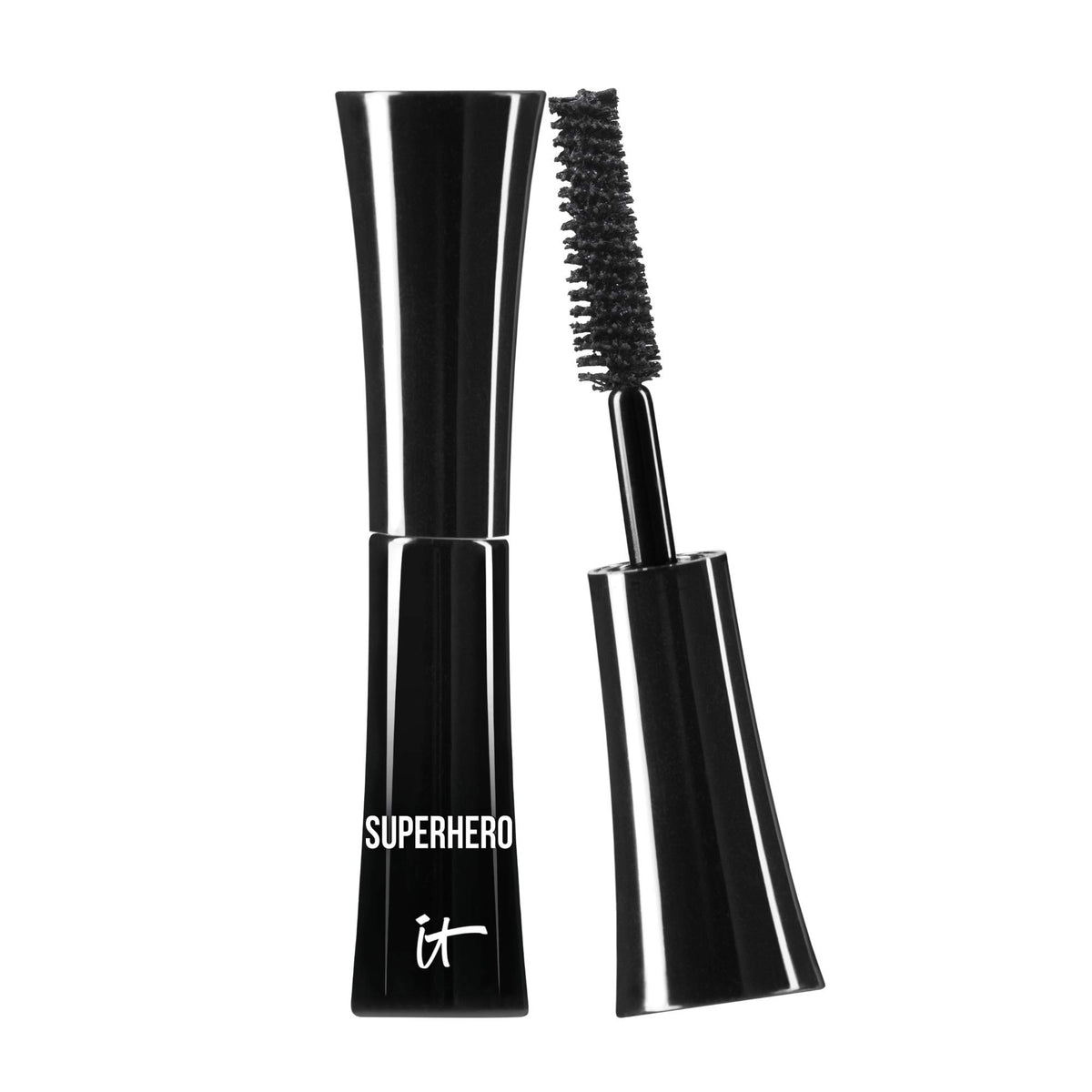 IT Cosmetics travel mascara front packaging showing compact tube and label benefit