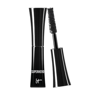 IT Cosmetics travel mascara front packaging showing compact tube and label benefit